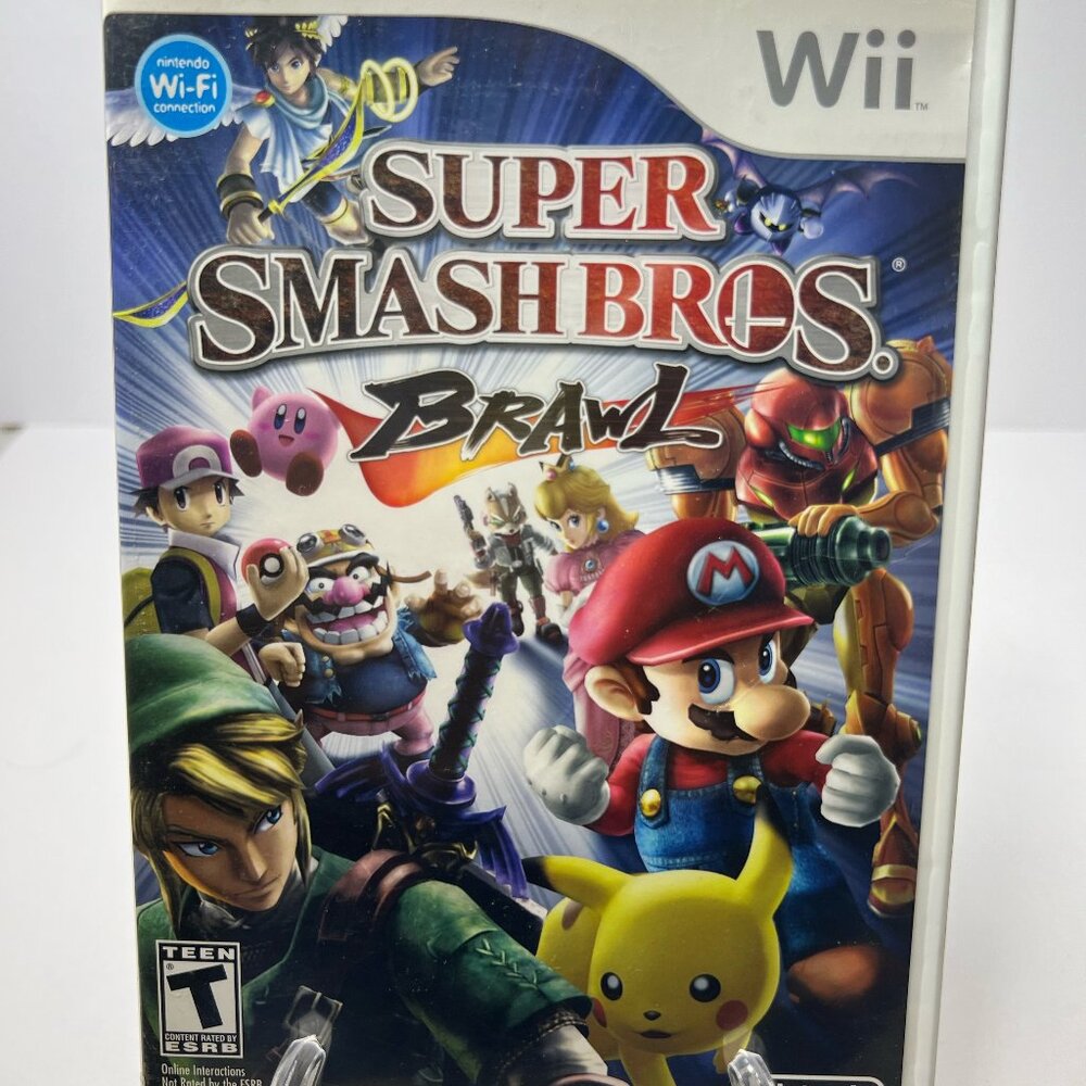 Super Smash Bros. Brawl - (Nintendo Wii) Complete w/ Manual